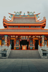 Naklejka premium Liong Hok Bio Temple / Pagoda / Temple in Magelang, 2 November 2020-magelang, Central Java