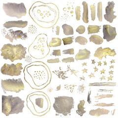 Freehand paint brush strokes. Various shapes. To create spectacular textures
