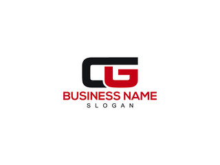 CG Letter Logo, cg logo image vector for business