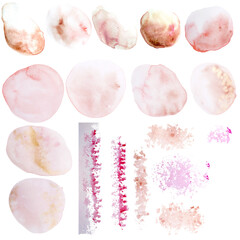 Freehand paint brush strokes. Various shapes. To create spectacular textures