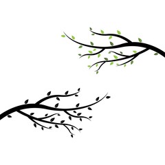 tree branch logo vector