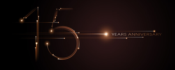 15 years anniversary vector icon, logo. Graphic design element