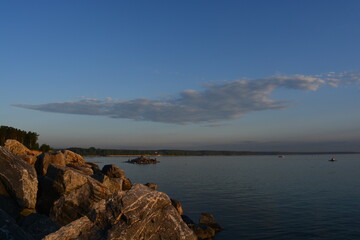 golden hour by the river