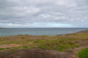 Landscape at the southernmost point of Western Australia, the Cape Leeuwin, south of Augusta