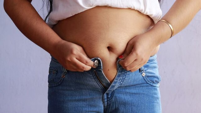 belly fat - woman