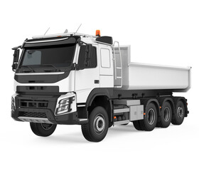 Obraz premium Tipper Dump Truck Isolated