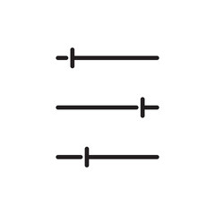 option setting Icon. flat solid style vector illustration. filled pictogram isolated sign symbol