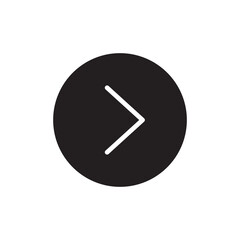 next button Icon. flat solid style vector illustration. filled pictogram isolated sign symbol