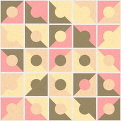 Abstract Geometric Pattern generative computational art illustration