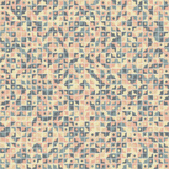 Fototapeta premium Abstract Geometric Pattern generative computational art illustration