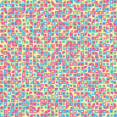 Abstract Geometric Pattern generative computational art illustration