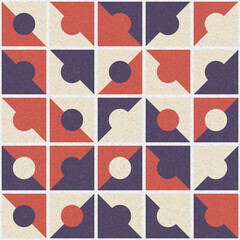 Abstract Geometric Pattern generative computational art illustration