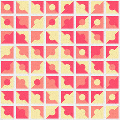 Abstract Geometric Pattern generative computational art illustration