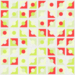 Abstract Geometric Pattern generative computational art illustration