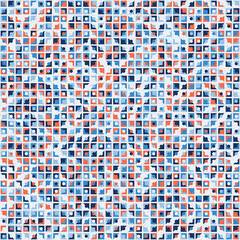 Fototapeta premium Abstract Geometric Pattern generative computational art illustration