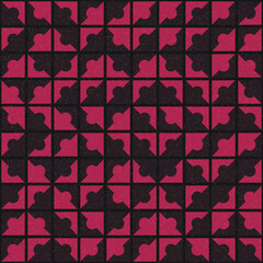 Abstract Geometric Pattern generative computational art illustration