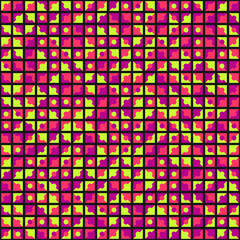 Abstract Geometric Pattern generative computational art illustration