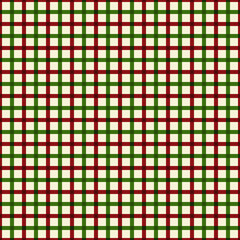 Red green tartan lines on light yellow background