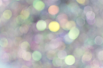 Blurred silver festive lights. Christmas time concept. Perfect Christmas background.