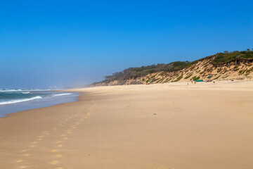 Beautiful beach in Aveiro