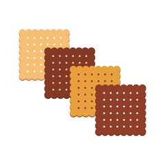 Biscuit icon, cookies, baking menu design. Vector illustration.