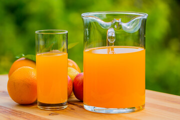 fruits and juice