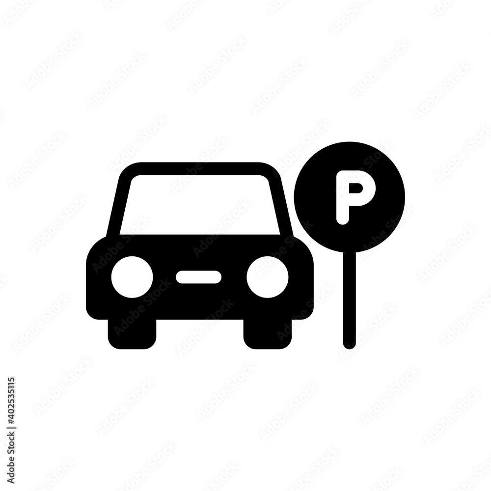 Poster car parking