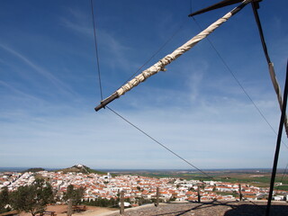 Historic windmill in Odemira, Alentejo - Portugal 