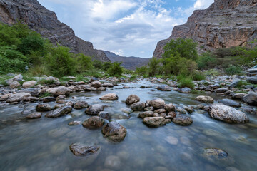 Scenic View of Wadi Tanuf from Nizwa