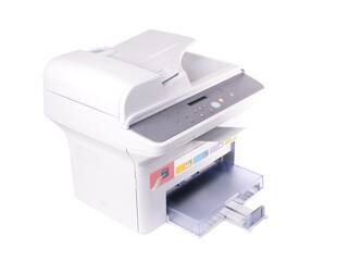 printer isolated on white background