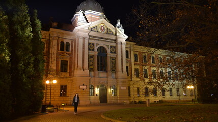 Kraków nocą, Uniwersytet Ekonomiczny, uczelnia
