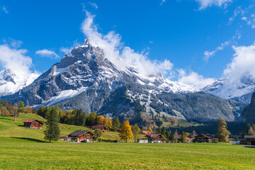 The mountain Dundenhorn in Kandersteg (Switzerland)