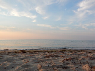 Obraz premium sunset on the beach