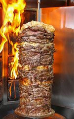 meat on the grill, Shawarma