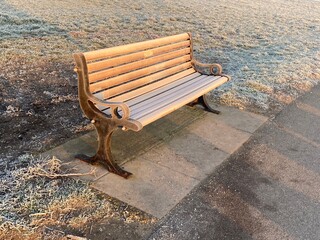 icy bench
