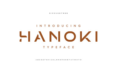 Lettering Modern Alphabet font. Futuristic designs. Typography fonts regular, typeface uppercase and lowercase.