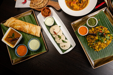Indian Food - Traditional Breakfast set 
