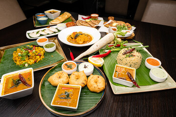 Indian Food - Traditional Breakfast set 