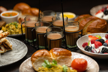 Indian Food - Traditional Breakfast set 