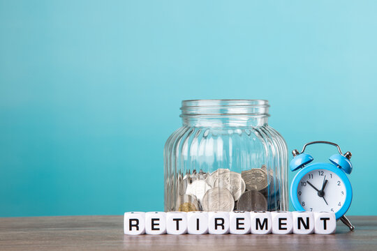 Saving money for retirement plan.