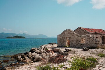 Old house on the coast in Croatia