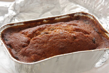 手作りのパウンドケーキ