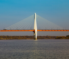 The channel span of the Murom cable-stayed bridge