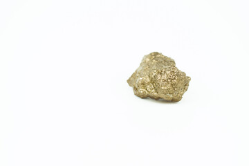 macro Gold ore in the boulder , precious stone