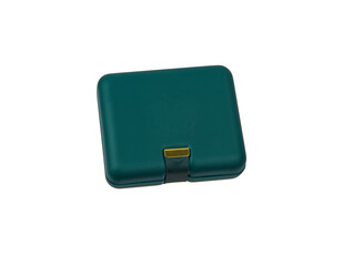 Small slipcase with velvet inside. Gift box isolate on a white back