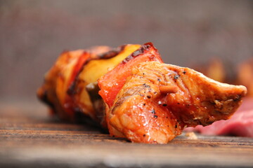 Fleisch, Grill, Sommer, Tiefenschärfe, Grillfleisch