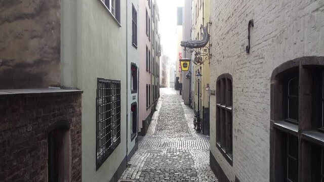 K&ouml;lner Altstadt - Drohnen Flug