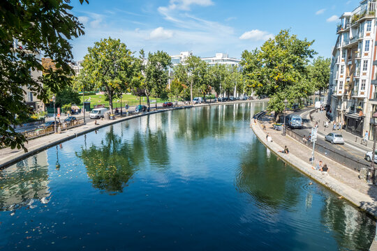 The Saint Martin Canal in Paris