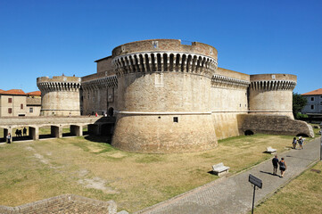 Fototapeta premium Rocca Roveresca, Senigallia, district Ancona, Marches, Italy, Europe