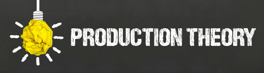 Fototapeta premium Production Theory 